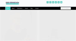 Desktop Screenshot of debverhoeven.com