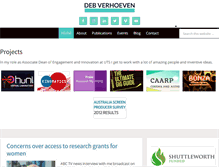 Tablet Screenshot of debverhoeven.com